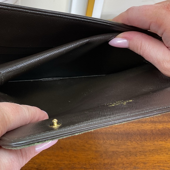 Louis Vuitton Denim Green Monogram Wallet - Picture 15 of 15